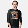 Hang In There It Gets Worse-Mens-Long Sleeved-Tee-RoboMega