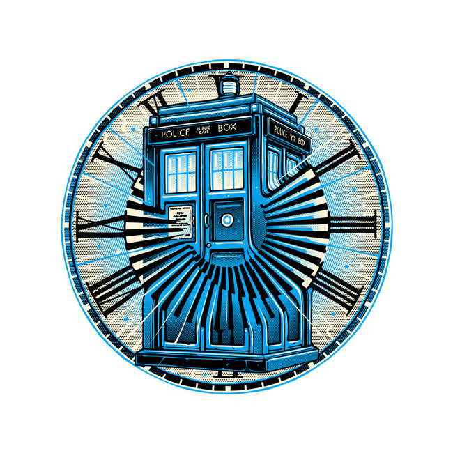 Time Travel In A Box-None-Glossy-Sticker-momma_gorilla