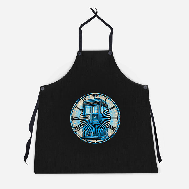 Time Travel In A Box-Unisex-Kitchen-Apron-momma_gorilla