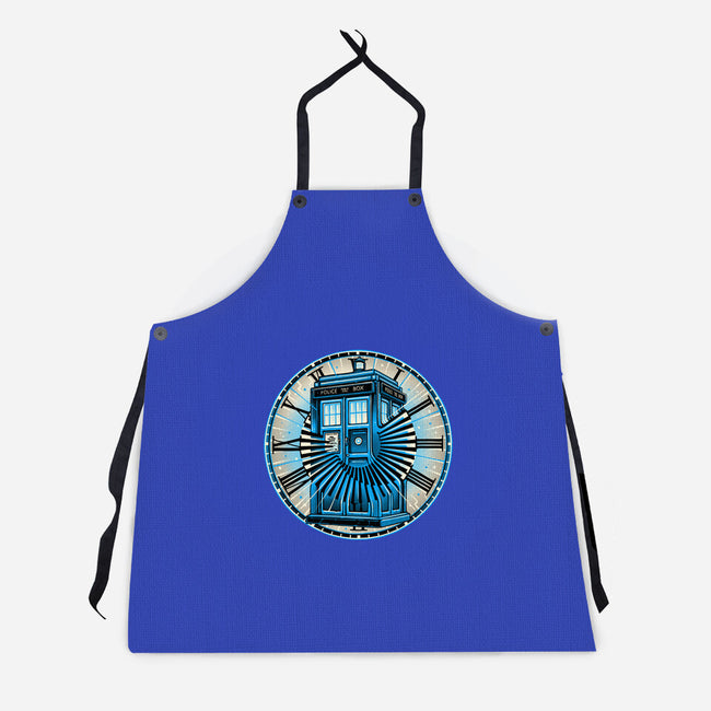 Time Travel In A Box-Unisex-Kitchen-Apron-momma_gorilla