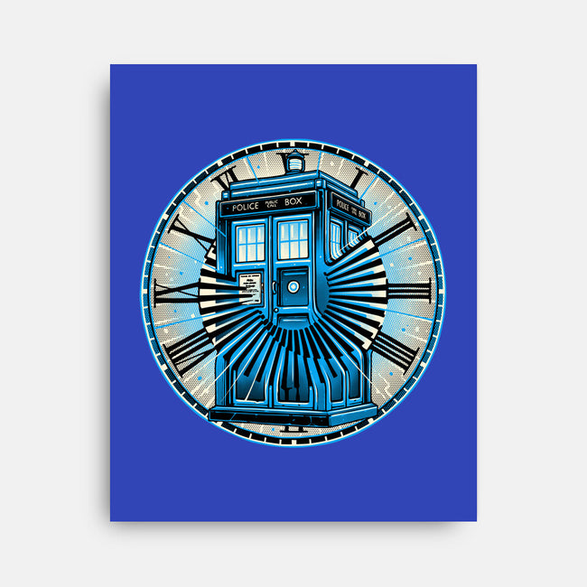 Time Travel In A Box-None-Stretched-Canvas-momma_gorilla