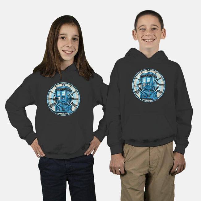 Time Travel In A Box-Youth-Pullover-Sweatshirt-momma_gorilla