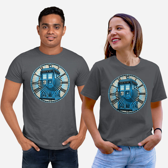 Time Travel In A Box-Unisex-Basic-Tee-momma_gorilla