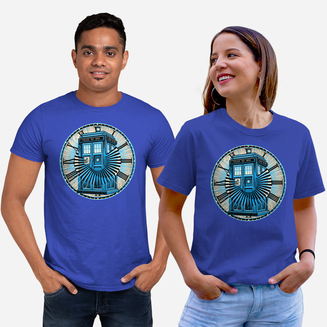 Time Travel In A Box-Unisex-Basic-Tee-momma_gorilla