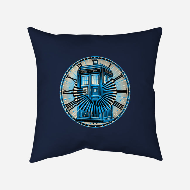 Time Travel In A Box-None-Removable Cover w Insert-Throw Pillow-momma_gorilla