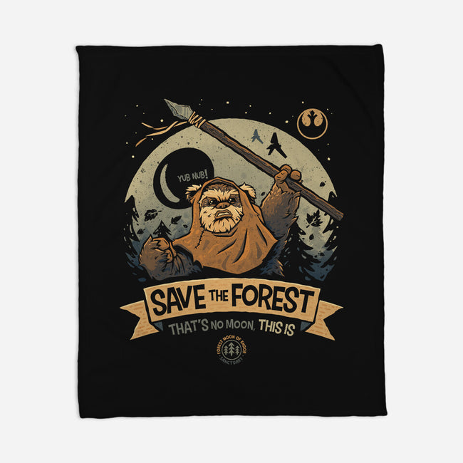 Save The Forest Moon-None-Fleece-Blanket-teesgeex