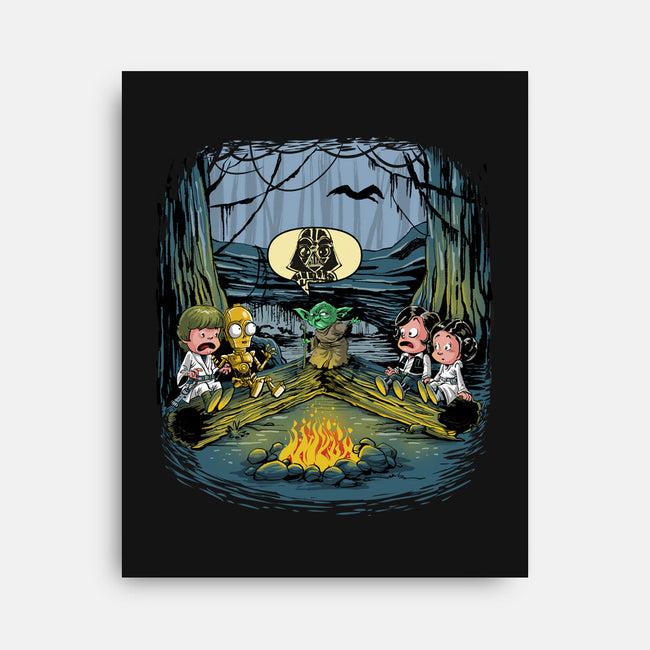 Beware Of The Dark Side-None-Stretched-Canvas-zascanauta