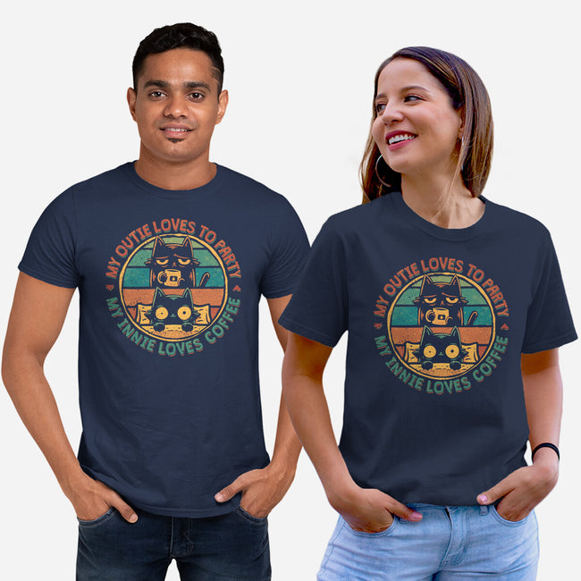 Innie Vs Outie-Unisex-Basic-Tee-teesgeex