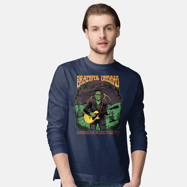 Grateful Undead-Mens-Long Sleeved-Tee-P1yu5h