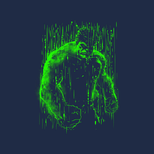 The Big Guy Under The Rain-Mens-Basic-Tee-kharmazero