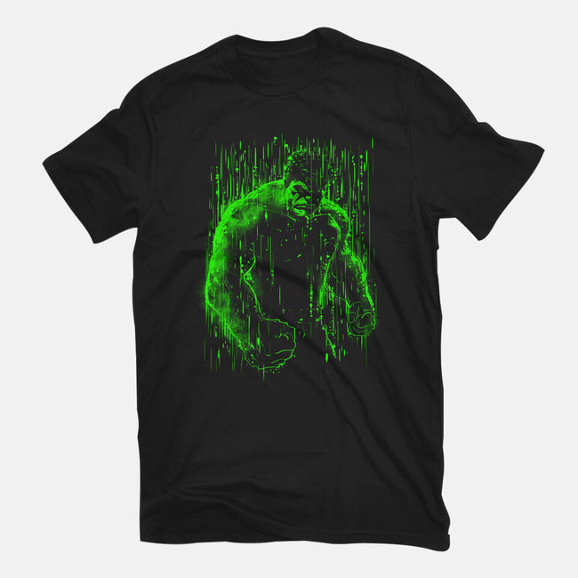 The Big Guy Under The Rain-Womens-Basic-Tee-kharmazero