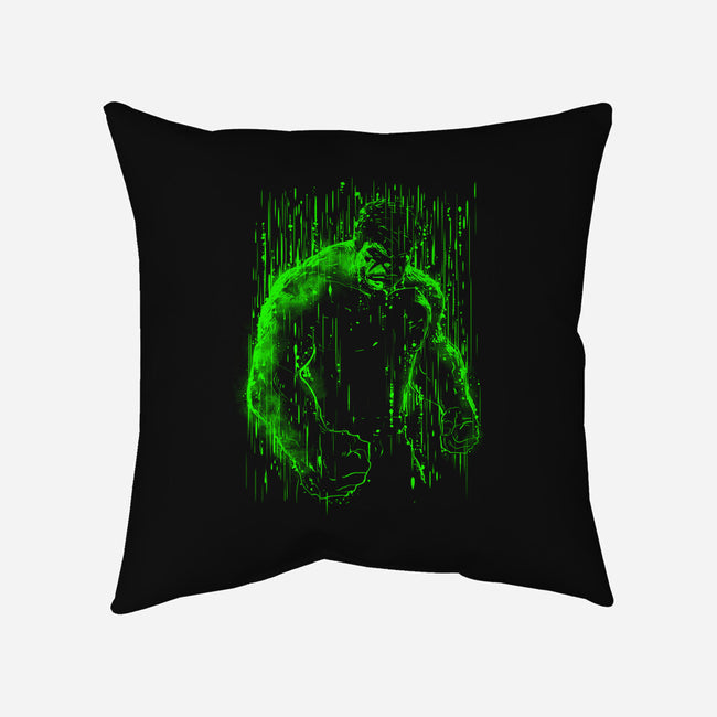 The Big Guy Under The Rain-None-Removable Cover w Insert-Throw Pillow-kharmazero