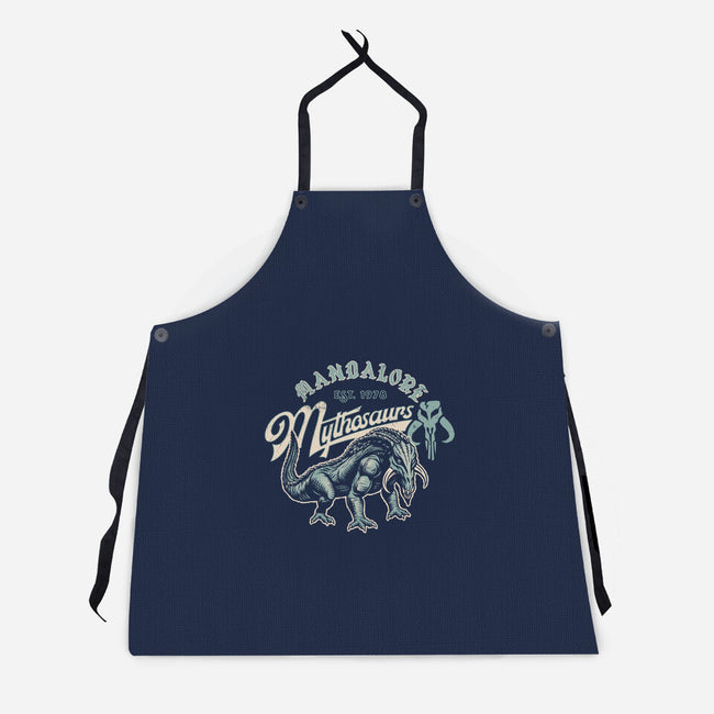 Mandalore Mythosaurs-Unisex-Kitchen-Apron-Wheels