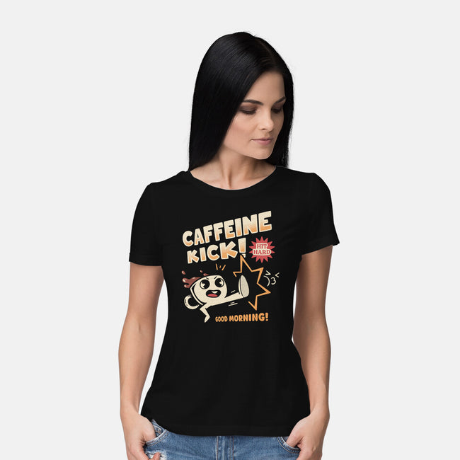 Caffeine Kick-Womens-Basic-Tee-rarpoint