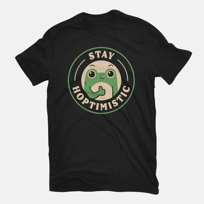 Stay Hoptimistic-Unisex-Basic-Tee-rarpoint