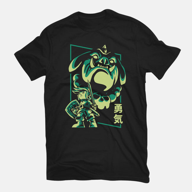Courage And Ganon-Mens-Premium-Tee-arace