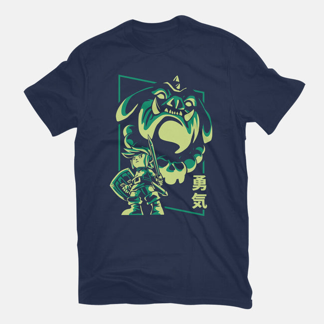 Courage And Ganon-Womens-Basic-Tee-arace