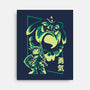 Courage And Ganon-None-Stretched-Canvas-arace