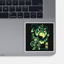 Courage And Ganon-None-Glossy-Sticker-arace
