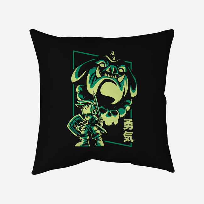 Courage And Ganon-None-Removable Cover w Insert-Throw Pillow-arace