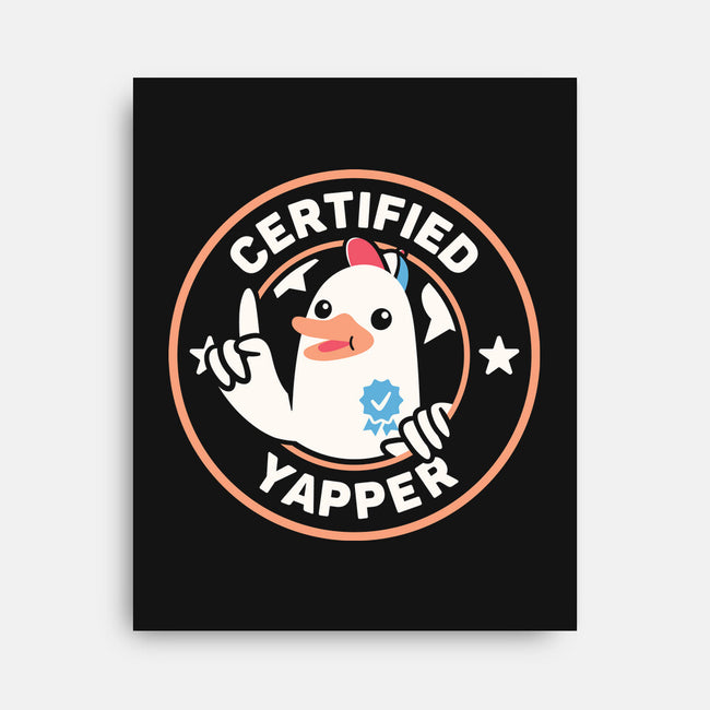 Certified Yapper-None-Stretched-Canvas-rarpoint