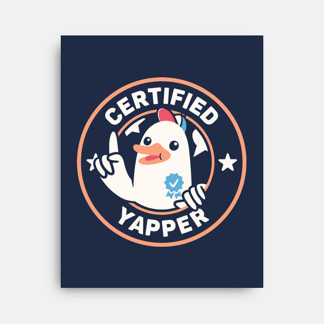 Certified Yapper-None-Stretched-Canvas-rarpoint