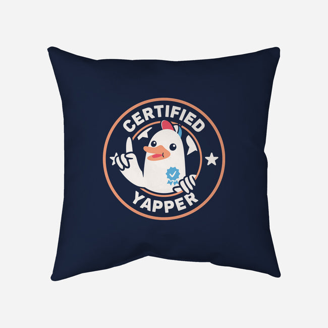 Certified Yapper-None-Removable Cover w Insert-Throw Pillow-rarpoint