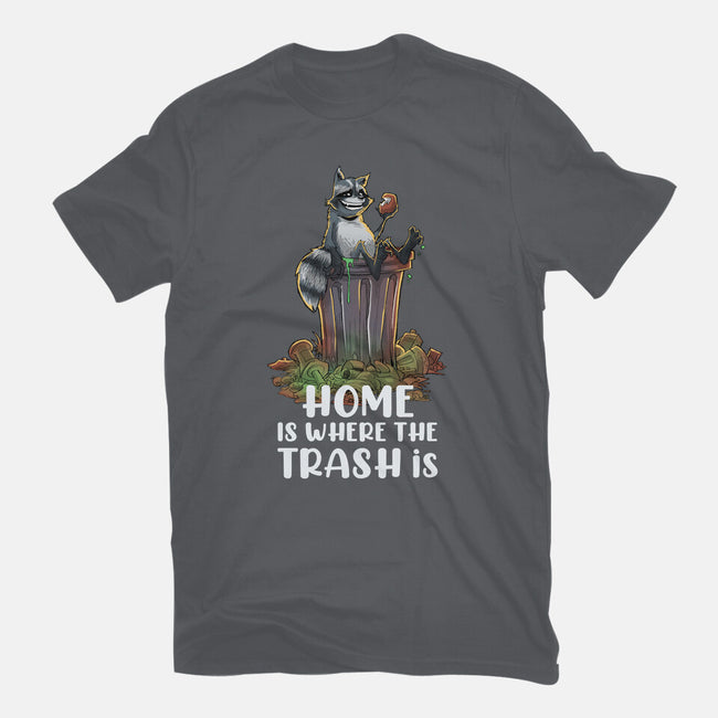 Where The Trash Is-Womens-Basic-Tee-zascanauta