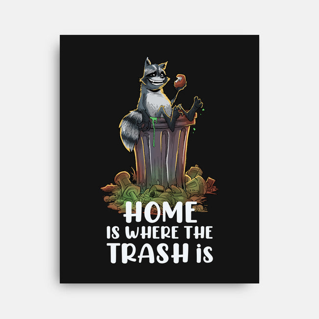 Where The Trash Is-None-Stretched-Canvas-zascanauta