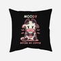 Moody Before My Coffee-None-Removable Cover w Insert-Throw Pillow-TechraNova