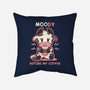 Moody Before My Coffee-None-Removable Cover w Insert-Throw Pillow-TechraNova