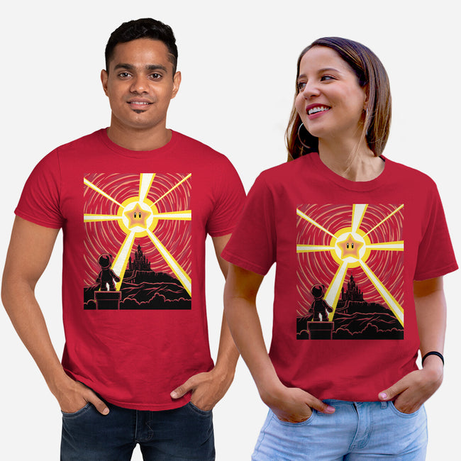 Galaxy Star-Unisex-Basic-Tee-rmatix