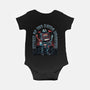 Attack Of The Retro Monster-Baby-Basic-Onesie-momma_gorilla