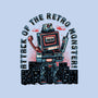 Attack Of The Retro Monster-None-Drawstring-Bag-momma_gorilla