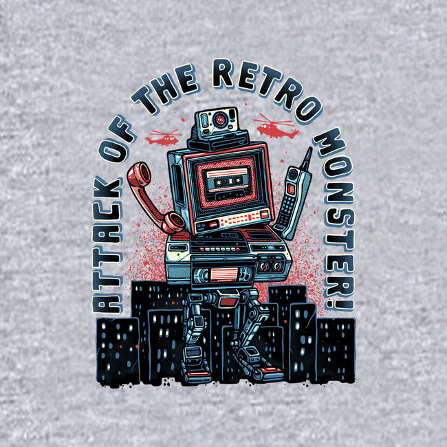 Attack Of The Retro Monster-Unisex-Zip-Up-Sweatshirt-momma_gorilla