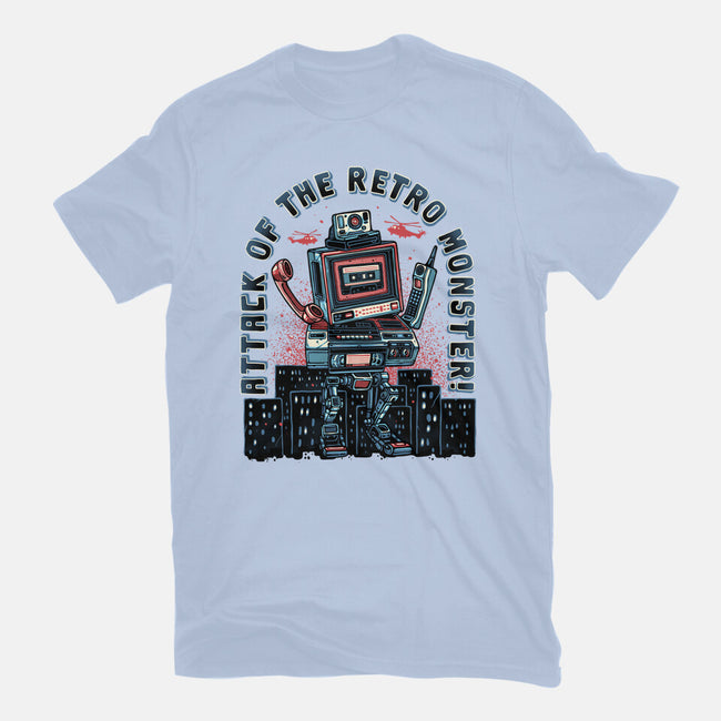 Attack Of The Retro Monster-Mens-Basic-Tee-momma_gorilla