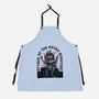Attack Of The Retro Monster-Unisex-Kitchen-Apron-momma_gorilla