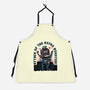 Attack Of The Retro Monster-Unisex-Kitchen-Apron-momma_gorilla
