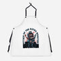 Attack Of The Retro Monster-Unisex-Kitchen-Apron-momma_gorilla