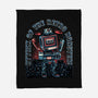 Attack Of The Retro Monster-None-Fleece-Blanket-momma_gorilla