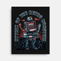 Attack Of The Retro Monster-None-Stretched-Canvas-momma_gorilla