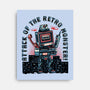 Attack Of The Retro Monster-None-Stretched-Canvas-momma_gorilla