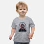 Attack Of The Retro Monster-Baby-Basic-Tee-momma_gorilla