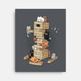 Gaming Kittens-None-Stretched-Canvas-Vallina84