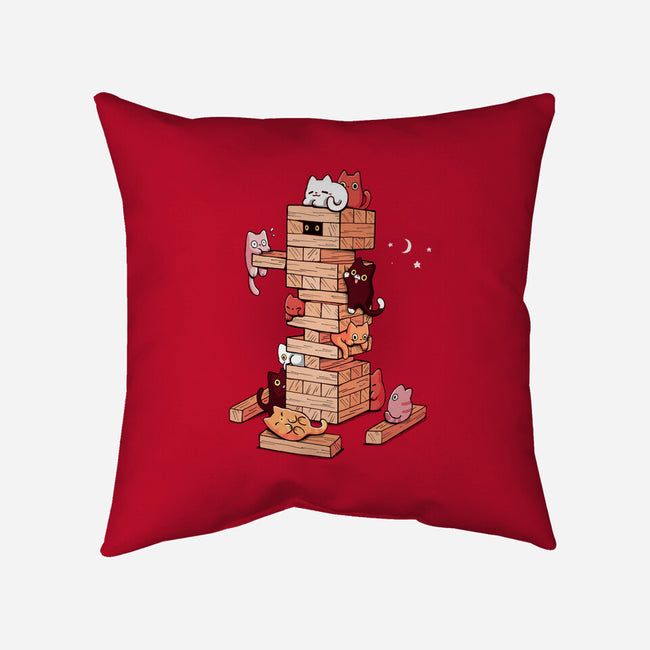 Gaming Kittens-None-Removable Cover w Insert-Throw Pillow-Vallina84