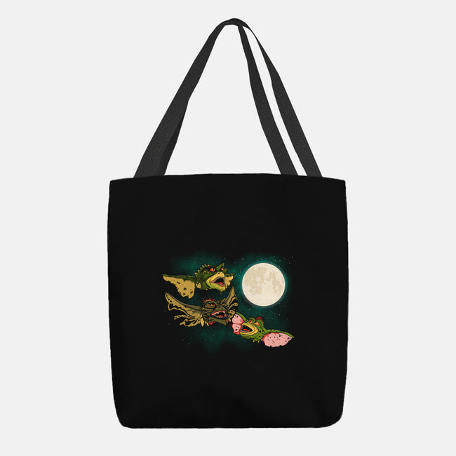 Three Gremlin Moon-None-Basic Tote-Bag-jasesa
