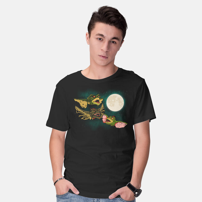 Three Gremlin Moon-Mens-Basic-Tee-jasesa