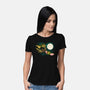Three Gremlin Moon-Womens-Basic-Tee-jasesa