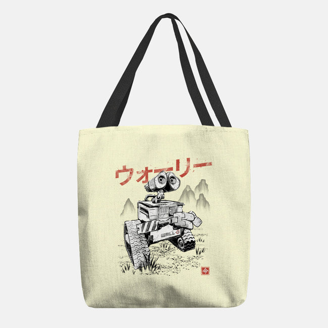 EcoBot Sumi-E-None-Basic Tote-Bag-Astrobot Invention