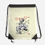 EcoBot Sumi-E-None-Drawstring-Bag-Astrobot Invention
